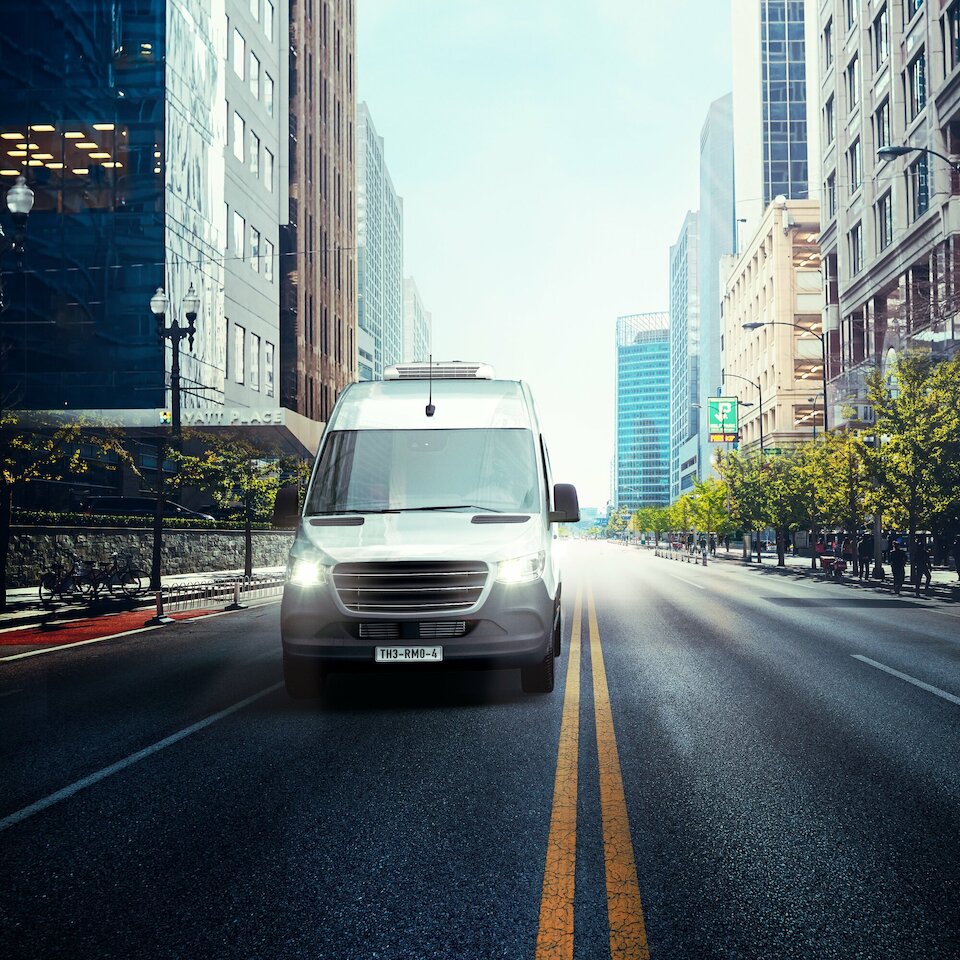 Symbolbild: Lieferfahrzeuge - last Mile -